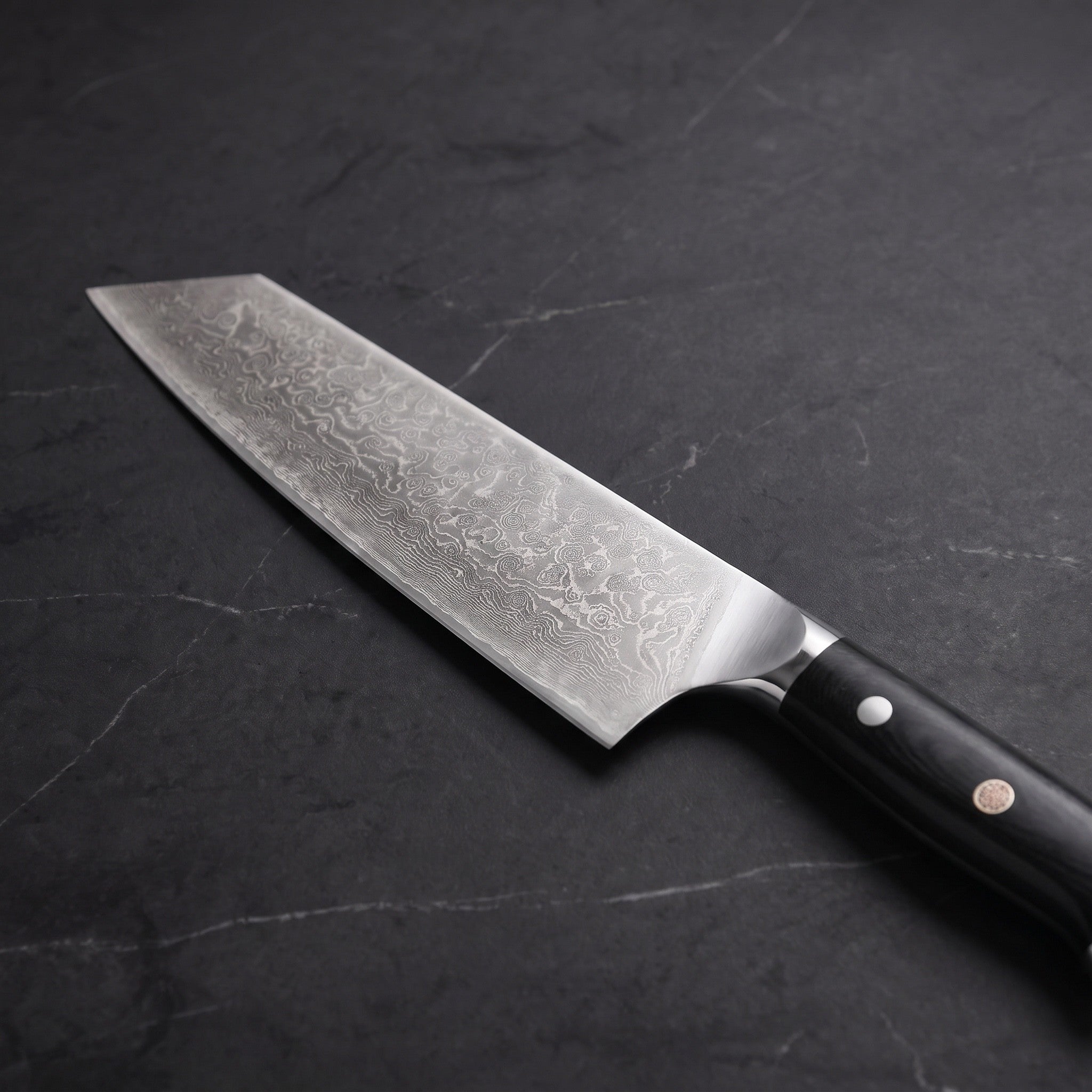 Kurenai Kiritsuke Chef-Slicer Knife – blade detail