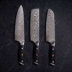 Kurenai Knife Trio (Gyuto, Nakiri & Santoku) · hero