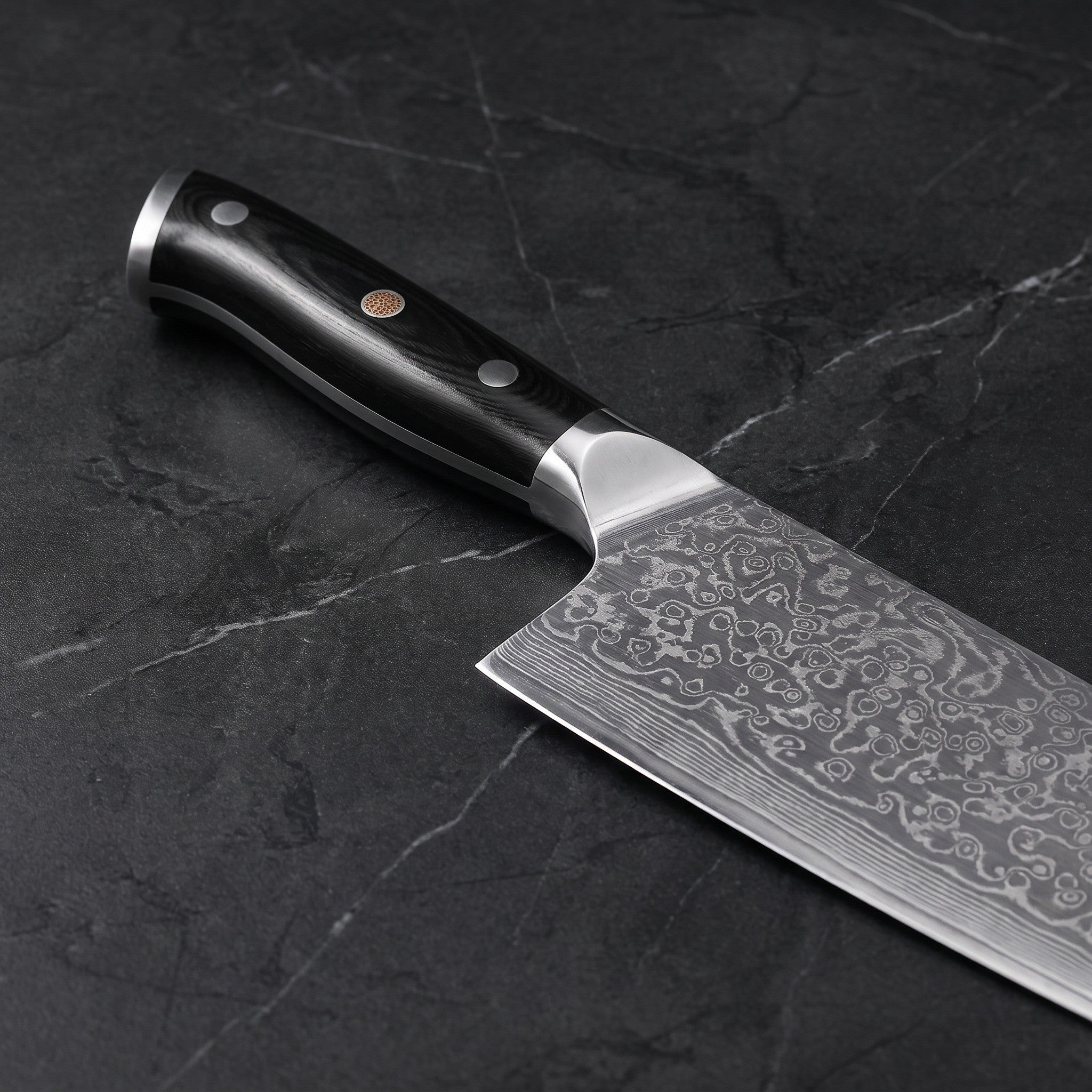 Kurenai Nakiri Vegetable Knife – handle