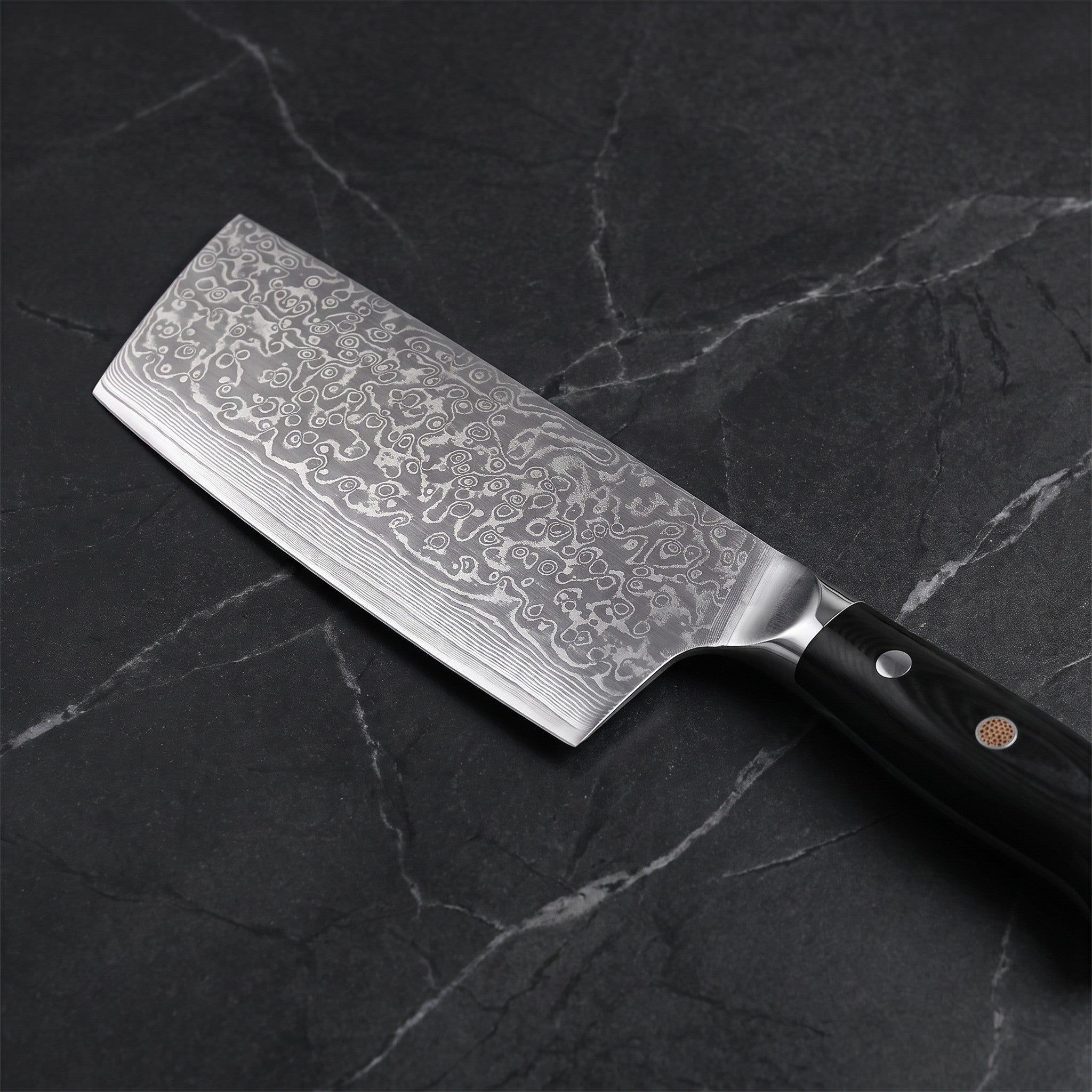 Kurenai Nakiri Vegetable Knife – blade detail