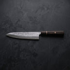 Mikazuki Gyuto Chef Knife – on the board