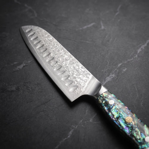 Nagisa Santoku All-Purpose Knife – blade detail