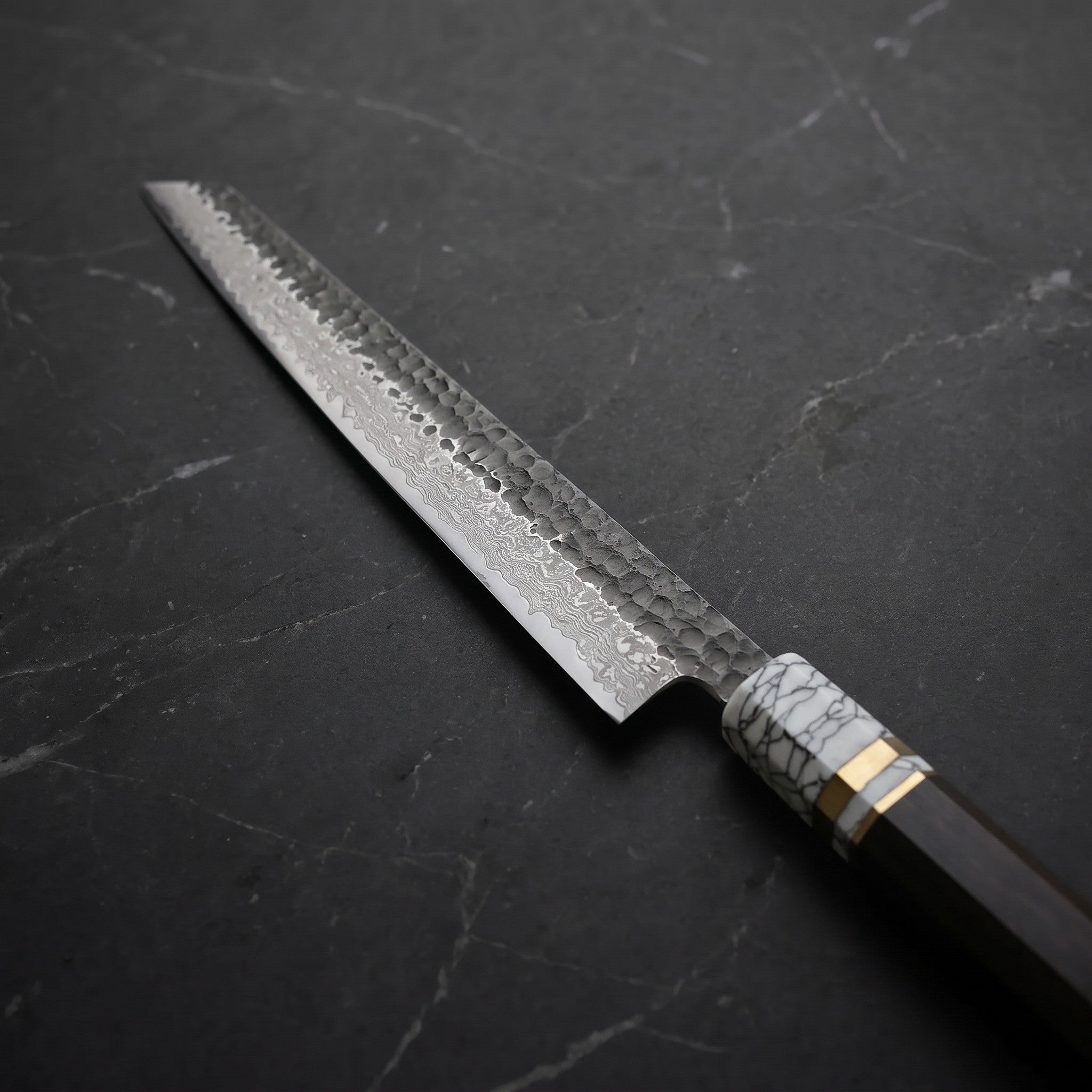 Nanako Yanagiba Slicing Knife – blade detail