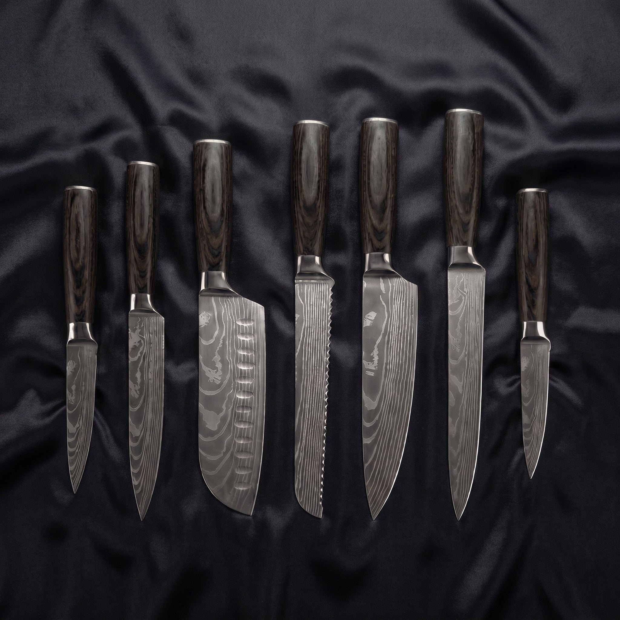 Japanese-Style Knife Set – Precision Collection (7-Piece Set)