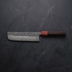 Reppu Nakiri Vegetable Knife – on the board