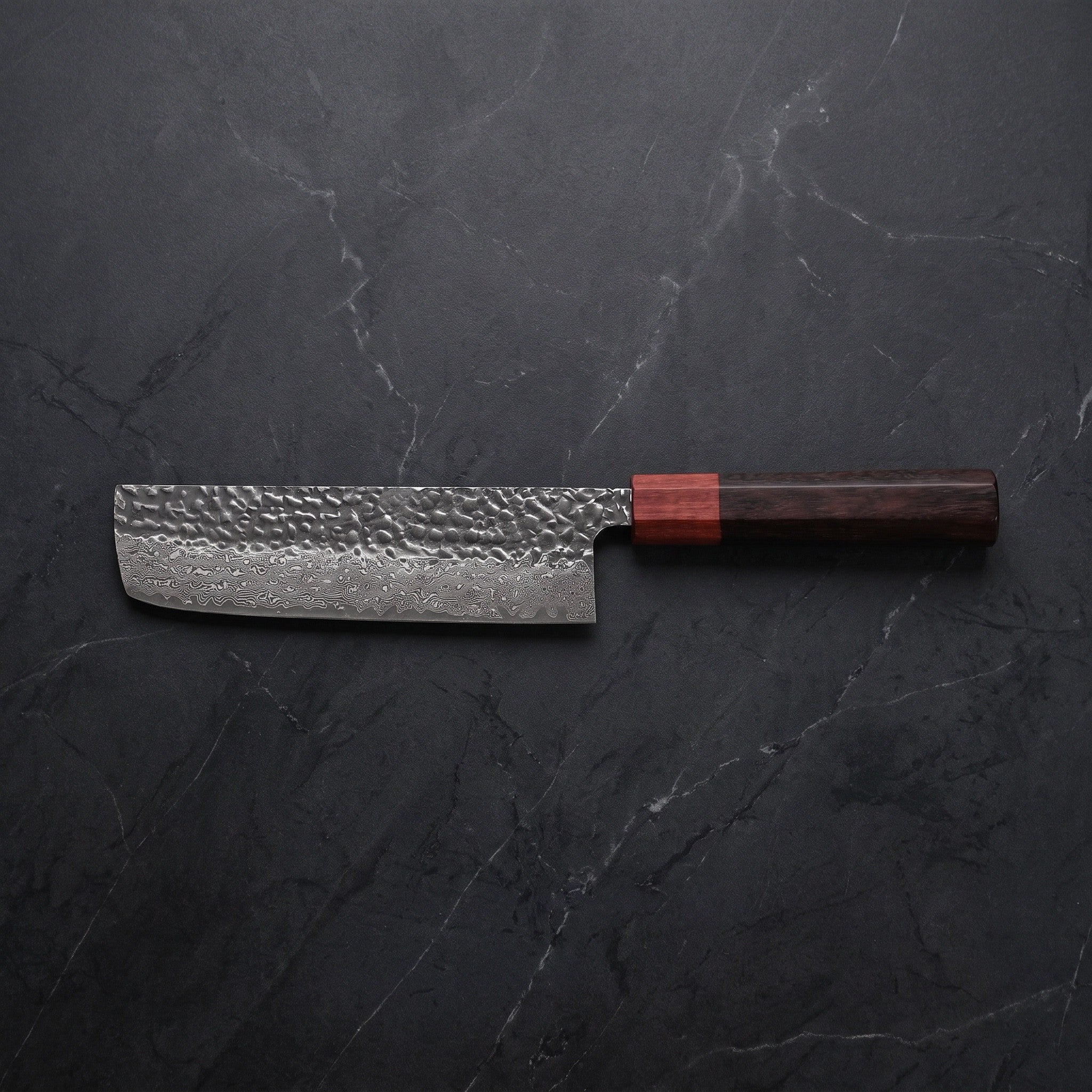 Reppu Nakiri Vegetable Knife – on the board