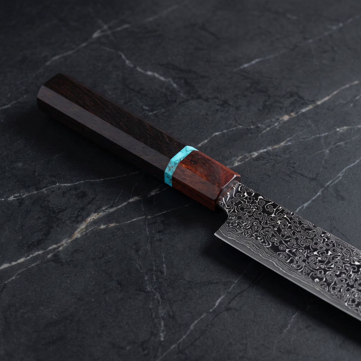Ruriha Shijuki Slicing Knife - Handle view