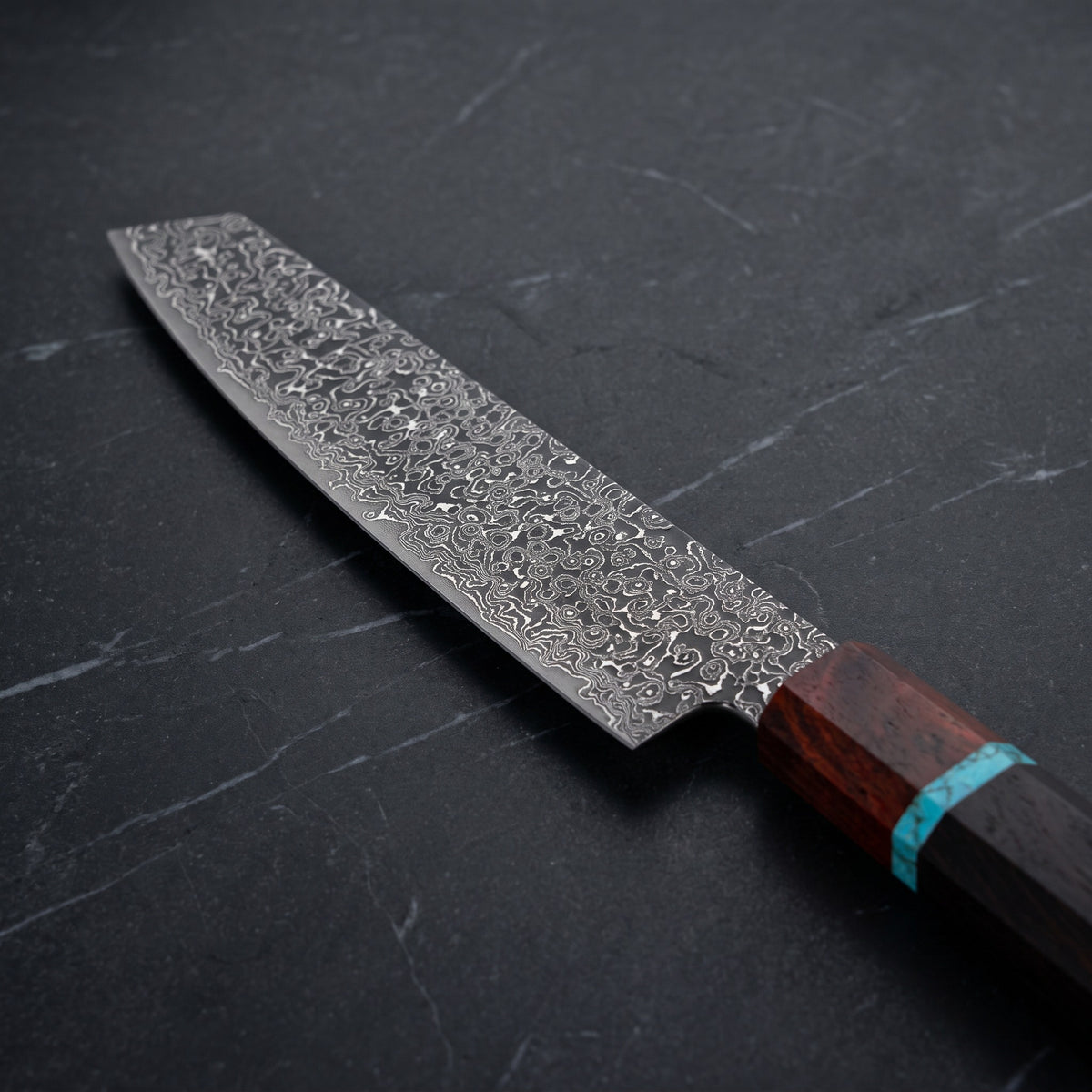 Ruriha Shijuki Slicing Knife - Macro view