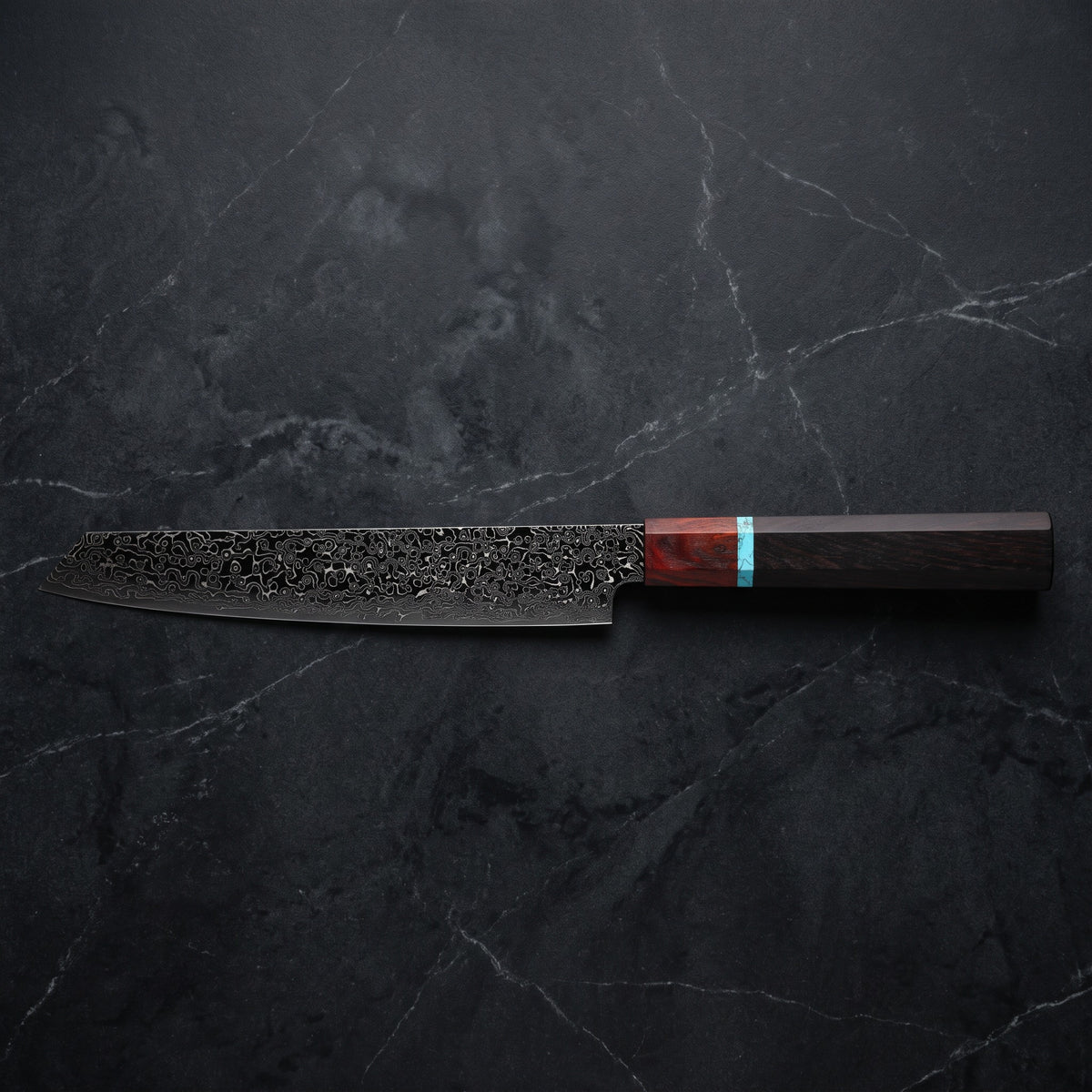 Ruriha Shijuki Slicing Knife - Side view