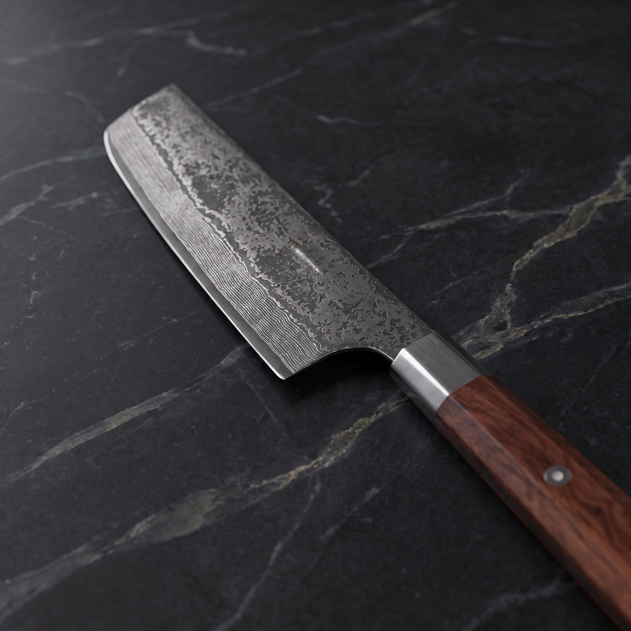 Sanae Nakiri Vegetable Knife – blade detail