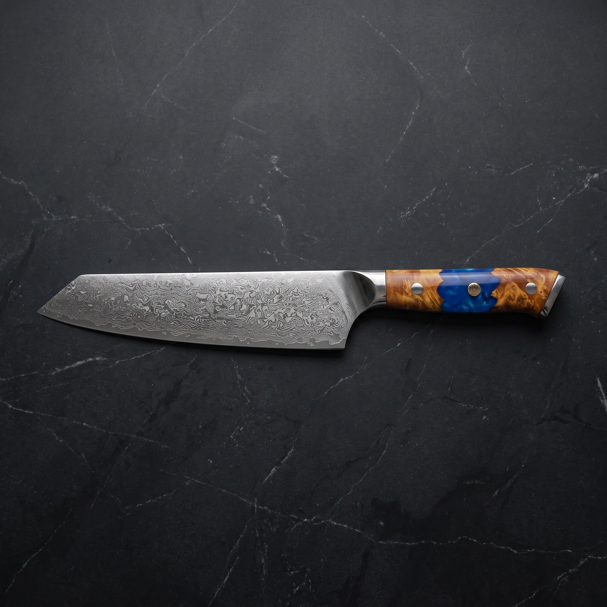 Seiryu Kiritsuke Chef-Slicer Knife – on the board
