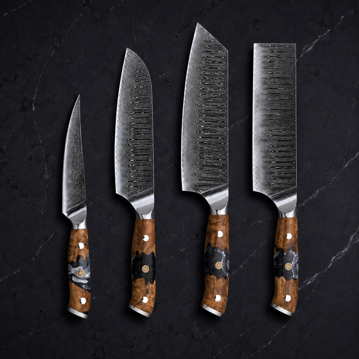 Seiryu Knife Set - set hero