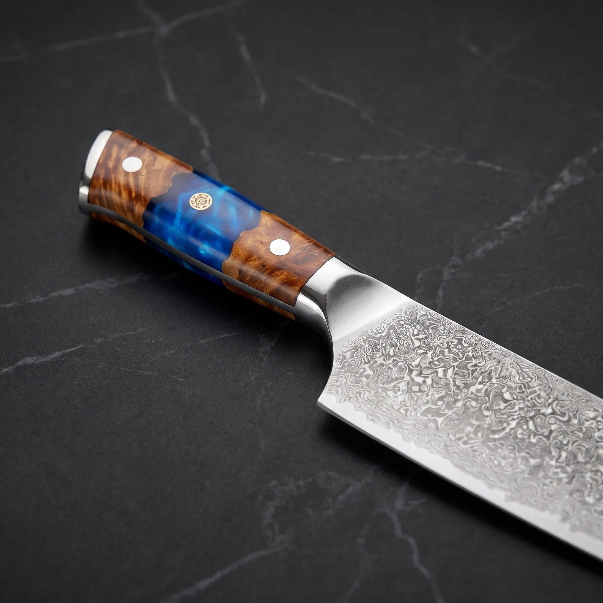 Seiryu Nakiri Vegetable Knife – handle