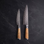 Shikkoku Knife Duo (Gyuto & Utility)