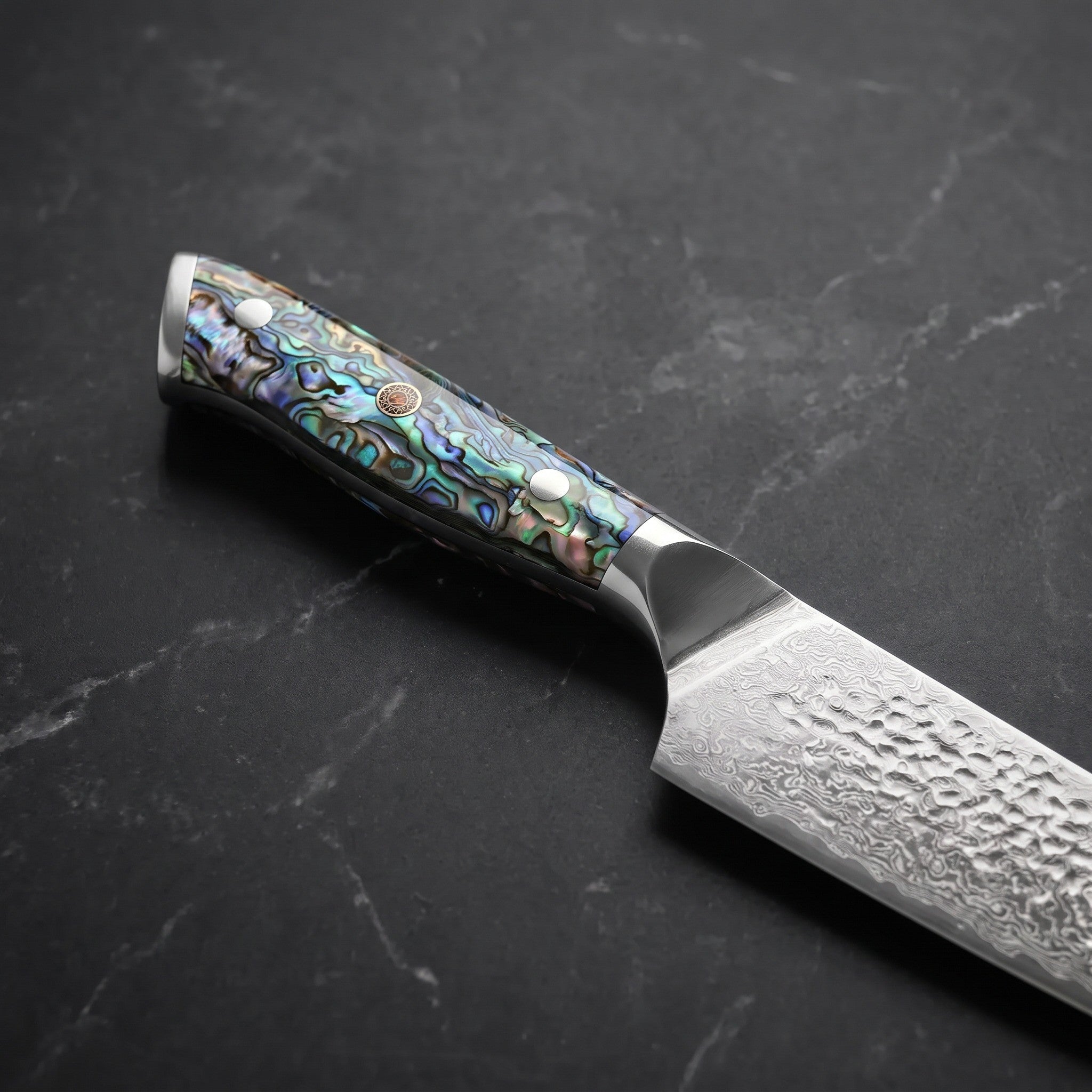 Shirogane Kiritsuke Chef-Slicer Knife – handle