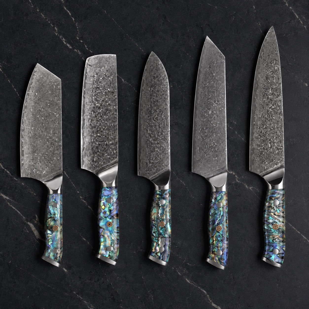 Shirogane Knife Set - set hero