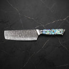 Shirogane Nakiri Vegetable Knife – on the board
