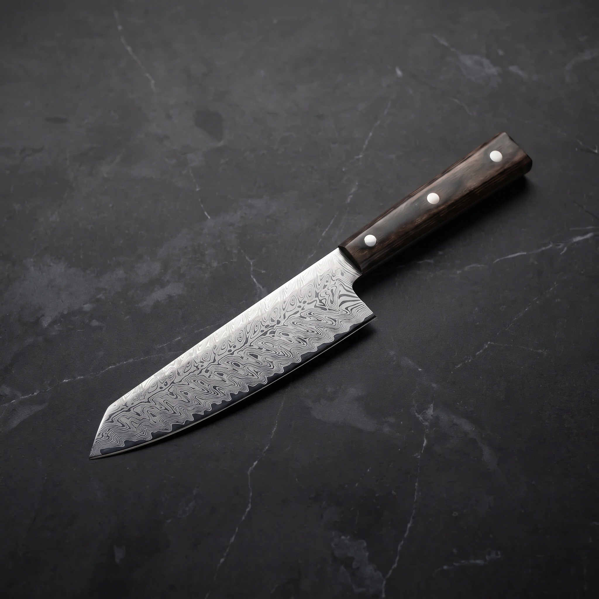 Suzaku Kiritsuke Chef-Slicer Knife, Rosewood Handle