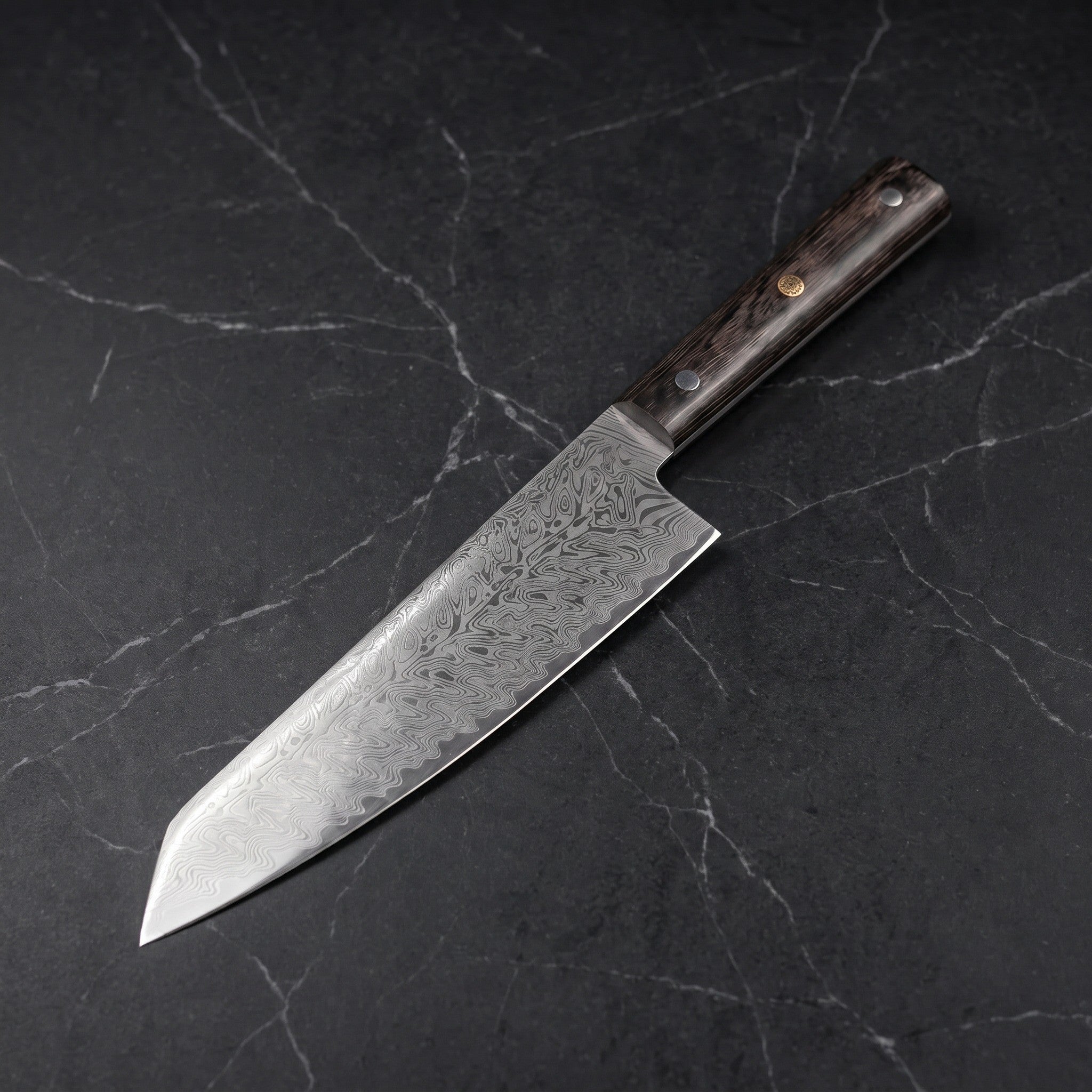 Suzaku Kiritsuke Chef-Slicer Knife, Walnut Handle