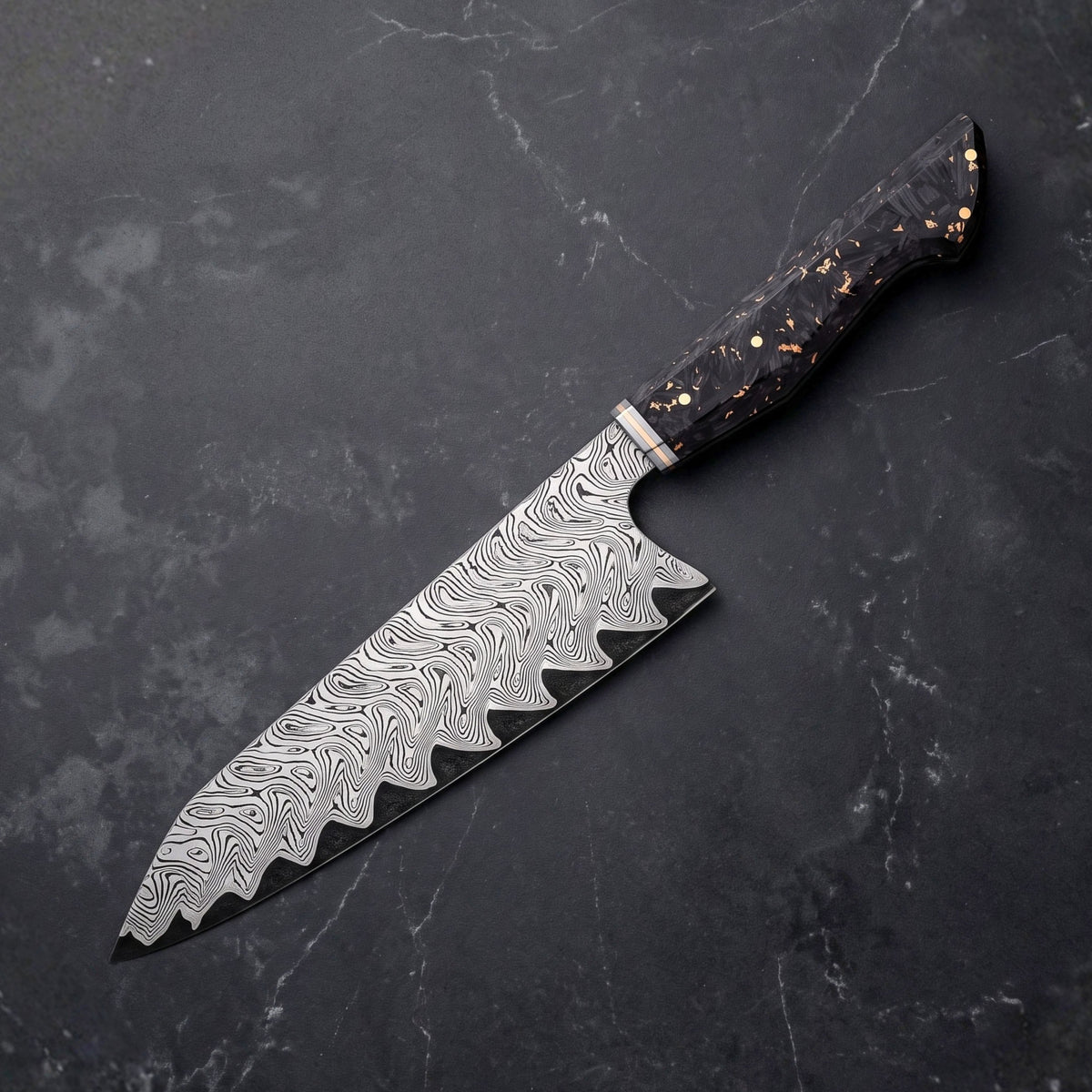 Tatsumaki Gyuto Chef-Slicer Knife