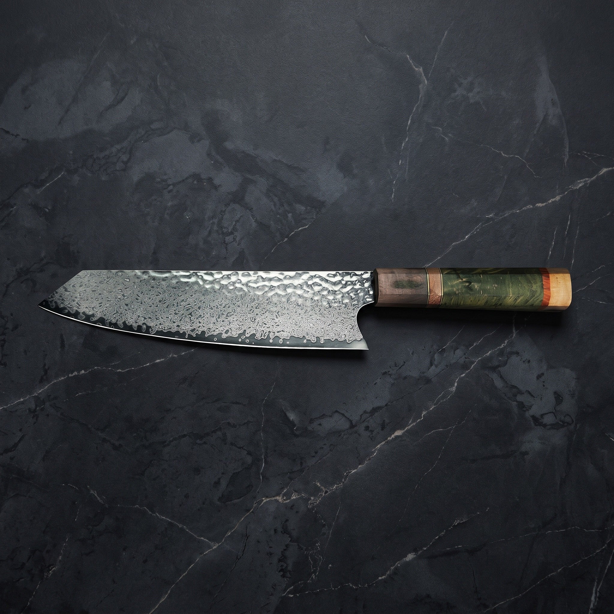Tokusa Gyuto Chef Knife – on the board