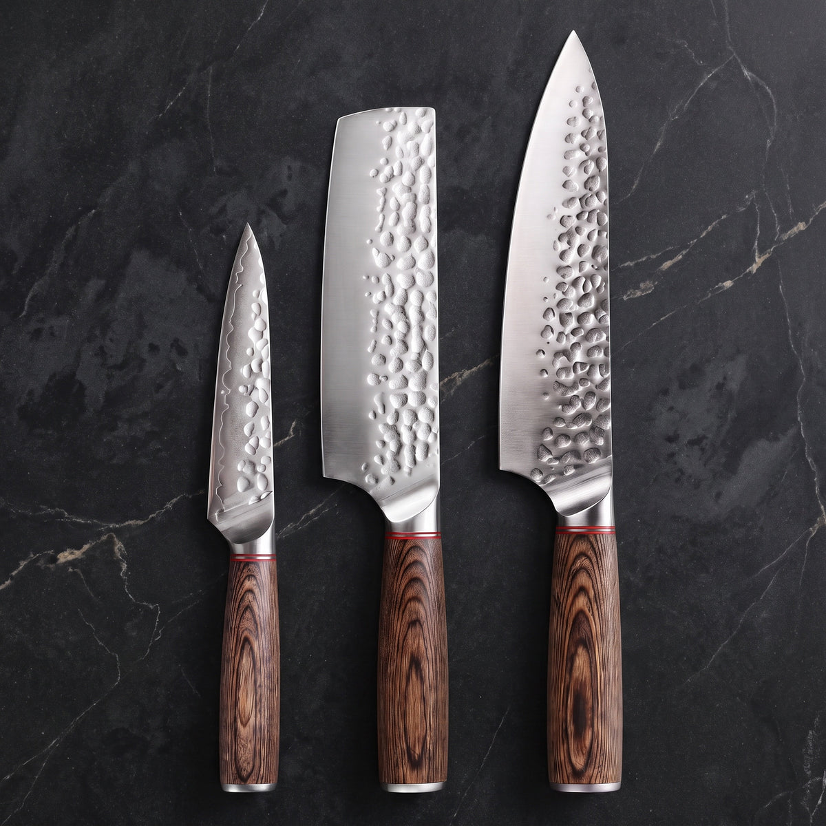 Tsuchimori Knife Trio (Gyuto, Nakiri & Utility)
