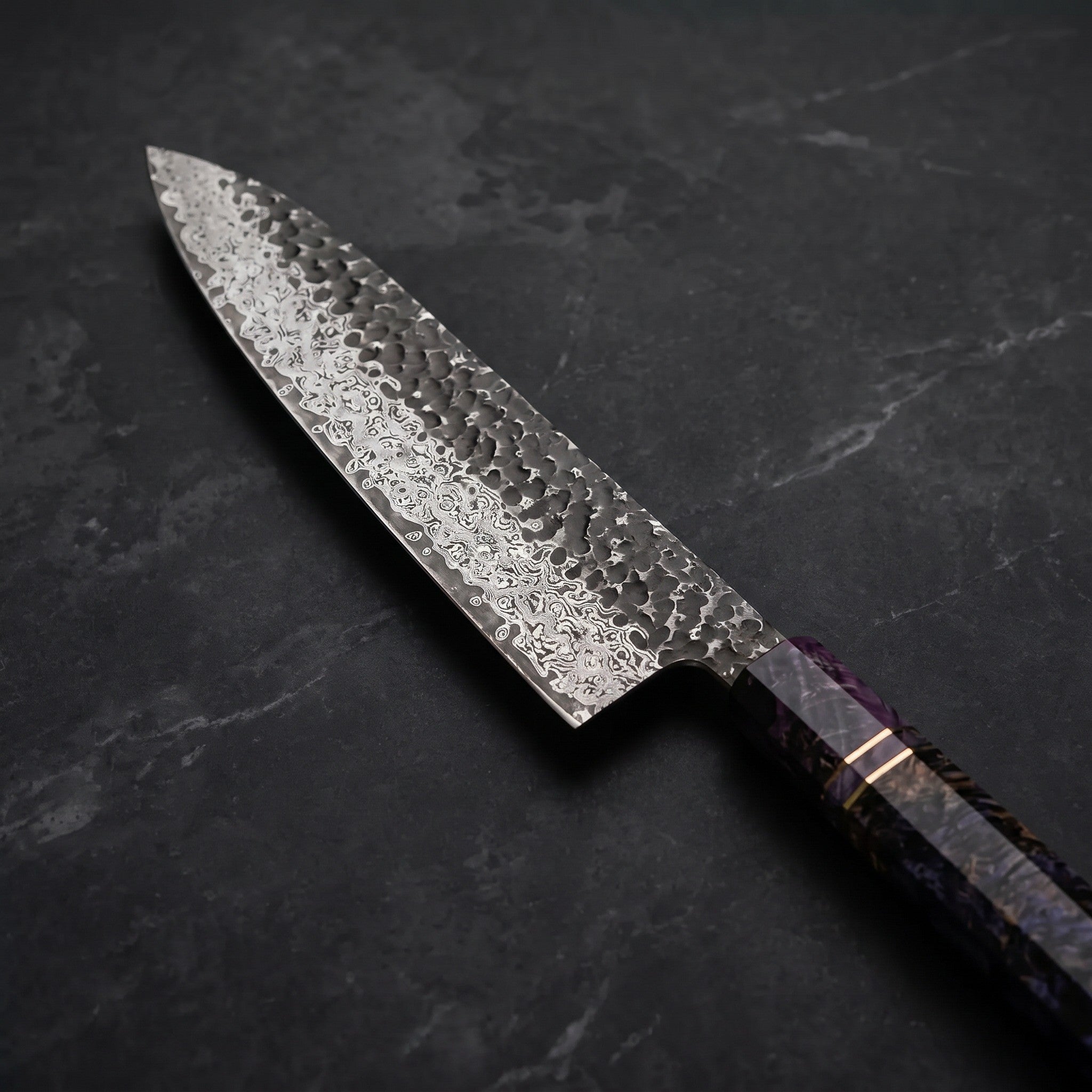 Yoake Gyuto Chef Knife – blade detail