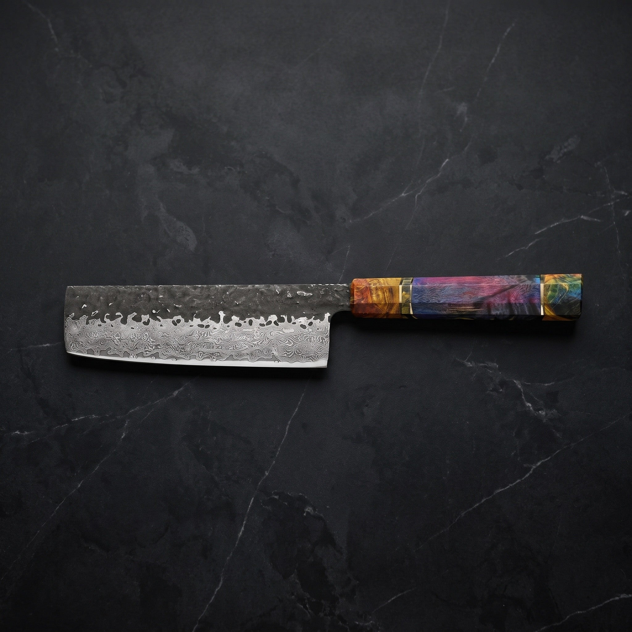 Yoake Nakiri Vegetable Knife – on the board