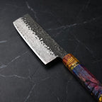 Yoake Nakiri Vegetable Knife – blade detail
