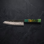 Yoake Santoku All-Purpose Knife – on the board