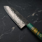 Yoake Santoku All-Purpose Knife – blade detail